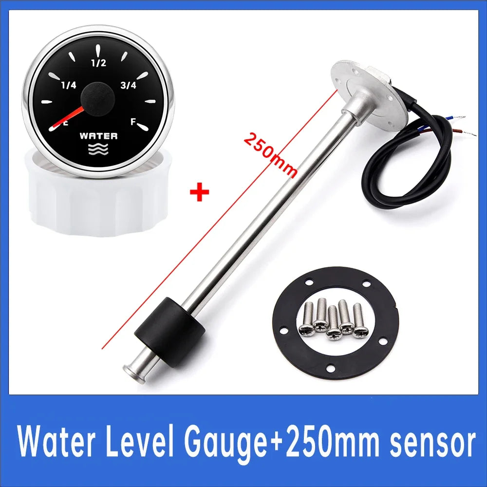 100mm-500mm Car Water Level Gauge Sensor with 7-Color Digital Pointer Indicator | 0-1 alternate view