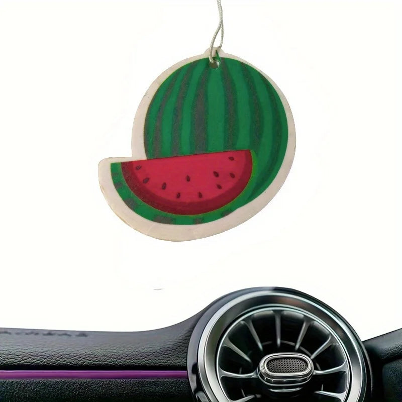 Car Air Freshener Paper Cones | Natural Scented Tea Paper Hanging Perfume for Cars additional angle