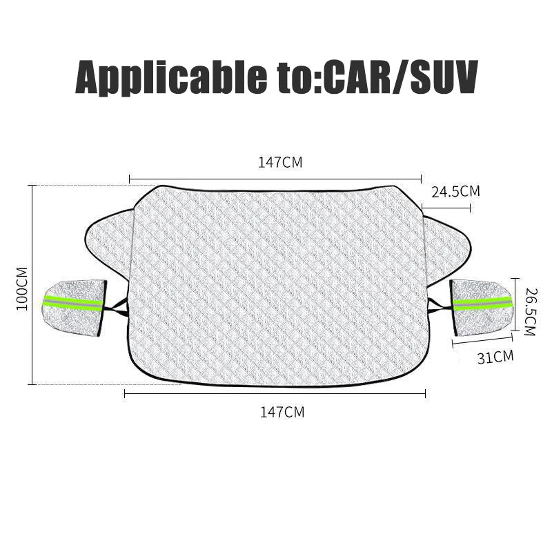 Waterproof Car Windshield Cover | Hail Proof Universal Sun Shade alternate view