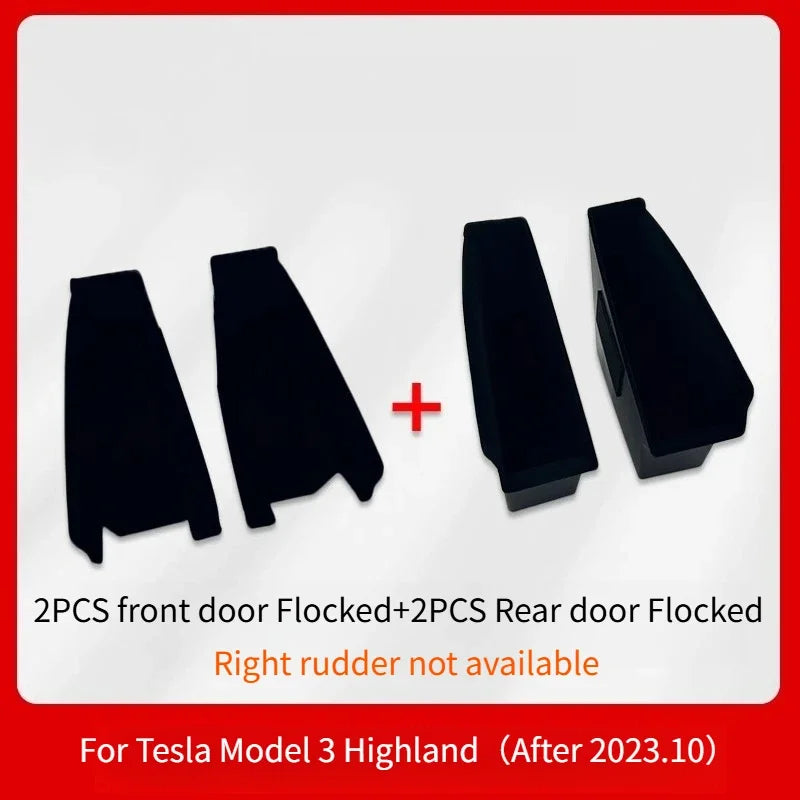 Tesla Model Y Juniper Model 3 Highland Door Storage Box | Armrest Phone Container Org lifestyle view