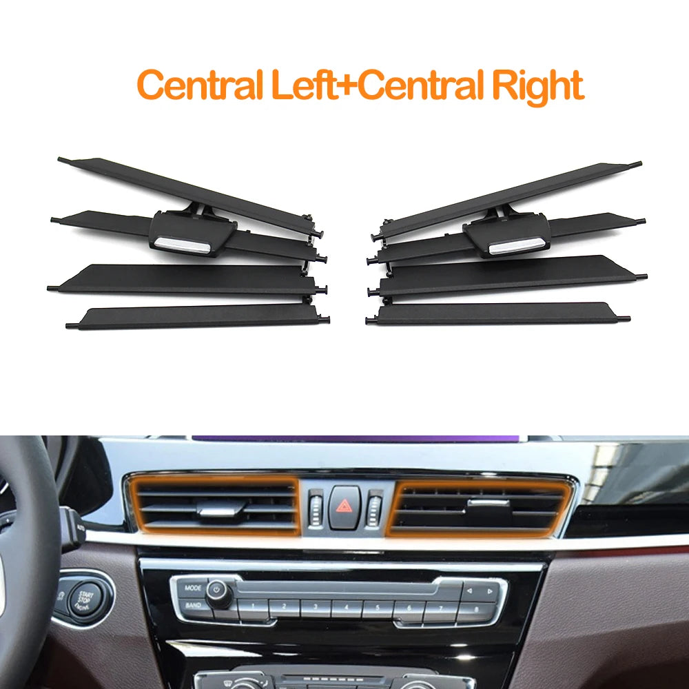 Front Middle Left Right Dashboard Air Conditioning AC Vent Outlet Grill Slider Clip For BMW X1 X2 2 Series F48 F49 F39 F45 F46