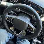 Leather Steering Wheel Cover 15 Inch Anti-Slip lifestyle view