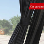2pcs 50cm Car Sun Shade Side Window Curtain | Foldable UV Protection Auto Accessories alternate view