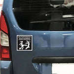 Angry Housewife Car Sticker | Waterproof Vinyl Decal for Cars and Trucks additional angle
