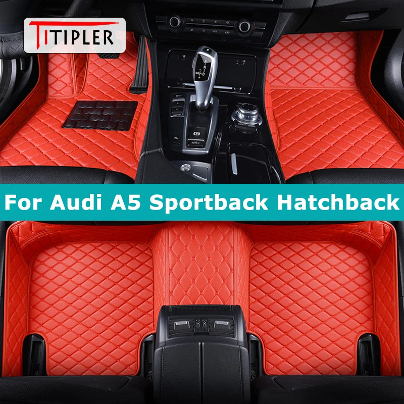 TITIPLER Custom Car Floor Mats For Audi A5 Sportback 4Doors Hatchback Auto Carpets Foot Coche Accessorie