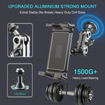 Aluminum Car Tablet Holder Dashboard Mount 360° Adjustable for 5-15" iPad close-up view