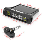 Smart Solar TPMS Car Tire Pressure Alarm Monitor System | 4 Internal Sensor Driving Safe detail view