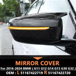 For 2016 2017 2018 2019 2020 2021 2022 2023 2024 BMW 5/6/7/8/M Series G11 G12 G14 G15 G30 G32 Side Wing Rearview Mirror Cover