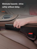 Car Seat Gap Filler Trim 2pcs close-up view