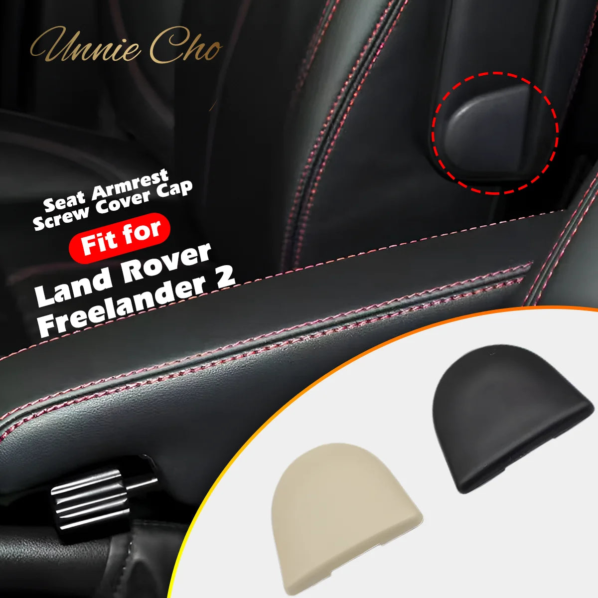 For Freelander 2 Seat Armrest Screw Cap Beige Black LR004573 LR007776 L359 Interior Replacement Part