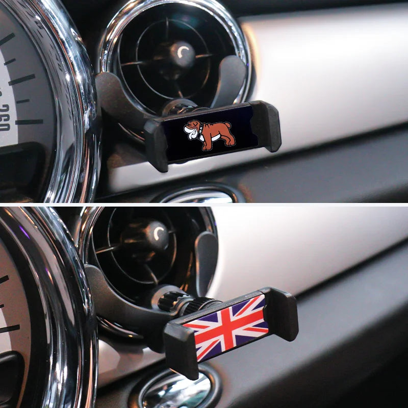 MINI Cooper Car Air Vent Phone Holder | Secure Dashboard Mount for Select Models alternate view