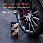 12V Car Jump Starter 4 In 1 Car Wireless Tire Inflator Pump Air Compressor Power Bank Potable Battery Starting Fast Charging