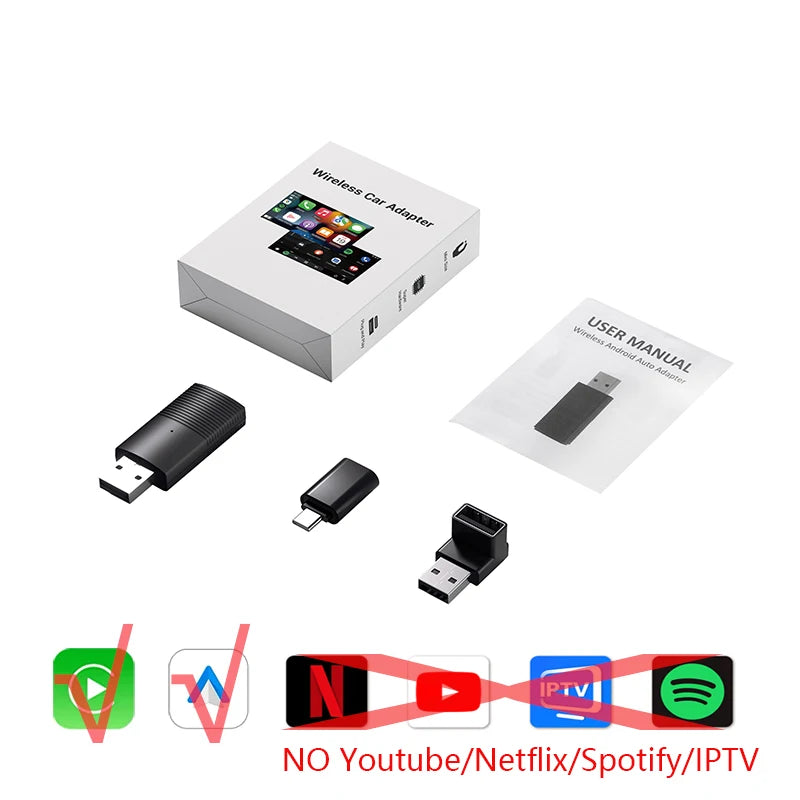 OTTOCAST Play2Video Pro Android Ai Box Pro Built in YouTube Netflix Tiktok IPTV Wired alternate view