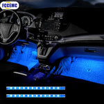 Car Interior Ambient Light USB LED Strip 5V Blue