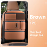 6-Pocket Car Seat Back Organizer Storage Bag