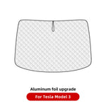 Tesla Model Y 3 Front Window Sunshade | UV Protection Glass Roof Skylight Visor lifestyle view