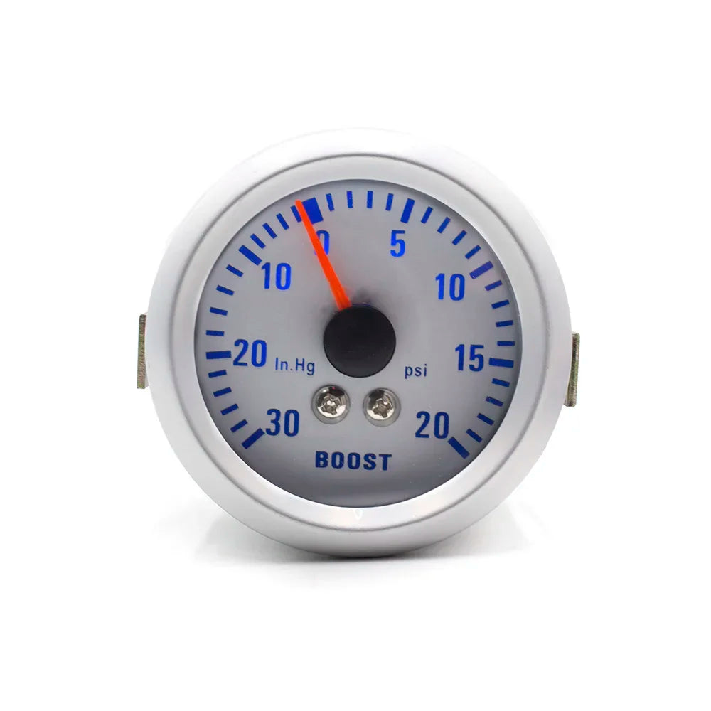 52mm 7-in-1 Car Gauge Set | LED Boost, Water Temp, Oil Pressure & Tachometer detail view