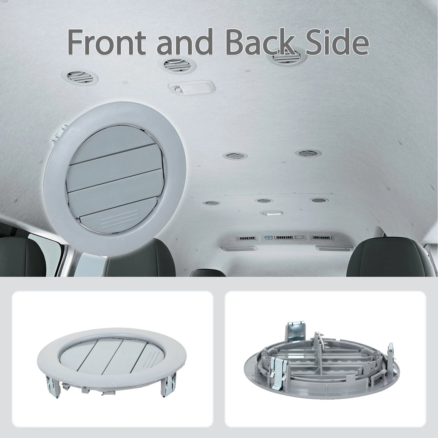 1PCS Air Vent AC Roof Register Assy For Toyota Hiace/Quantum/Commuter Air Outlet Cover 63610-26080-B0 Car accessories