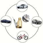 Brass Locking Nozzle Tire Air Chuck Clip Adapter - Automotive Grade for Efficient Inf alternate view