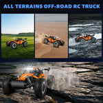 1:16 Scale Remote Control Monster Truck High Speeds 20KMH Off-Road RC Car with LED Lig close-up view