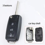 Car Key Fob Case Shell Housing for Vw B5 for Volkswagen Beetle/Caddy/Passat/Golf/Jetta close-up view