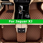 FTCHAAER Custom Car Floor Mats For Jaguar XJ 2003-2023 Auto Carpets Foot Coche Accessorie