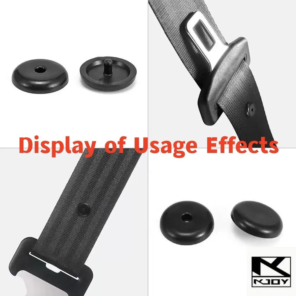 kkjoy 10PCS Car Seat Belt Clip Locator Adjustable Nonslip Durable Safety Accessories alternate view