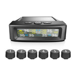 Tire Pressure Monitoring System | 6 Sensor Solar TPMS for Truck RV Bus