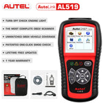 Autel AL619 AL519 OBD2 Scanner Car Diagnostic Tool Code Reader Automotriz ABS,SRS Automotive EOBD Diagnostic Scanner Scan Tool