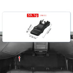 Car Rear Seat Rail Cover Replacement For Toyota Highlander XU40 XU50 2015-2021 2nd Row close-up view