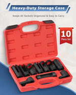 Universal Oxygen Sensor Socket Set O2 Lambda Sensor Removal Tool Kit Automotive Wrenc alternate view
