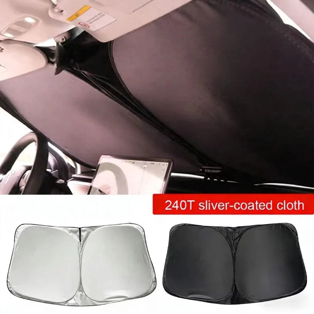 Foldable Car Windshield Sunshade | UV Protection & Heat Insulation additional angle