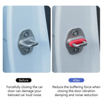 1/4pcs Car Door Shock Absorber Universal Car Door Buckle Soundproof Deadener Damper C lifestyle view