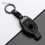 ABS Carbon Fiber Style Car Key Case Cover For Mercedes Benz A B C E Class GLS GLA GLK GLC CLS CLA AMG W204 W205 W212 W463 W176