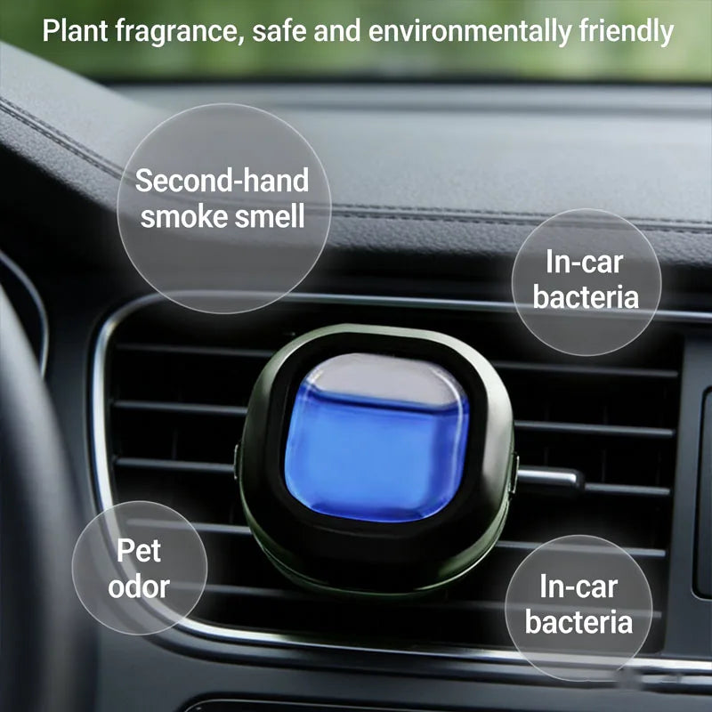 Car Air Freshener Vent Clip - Essential Oil Scented Odor Eliminator Non-Toxic Car Inte close-up view