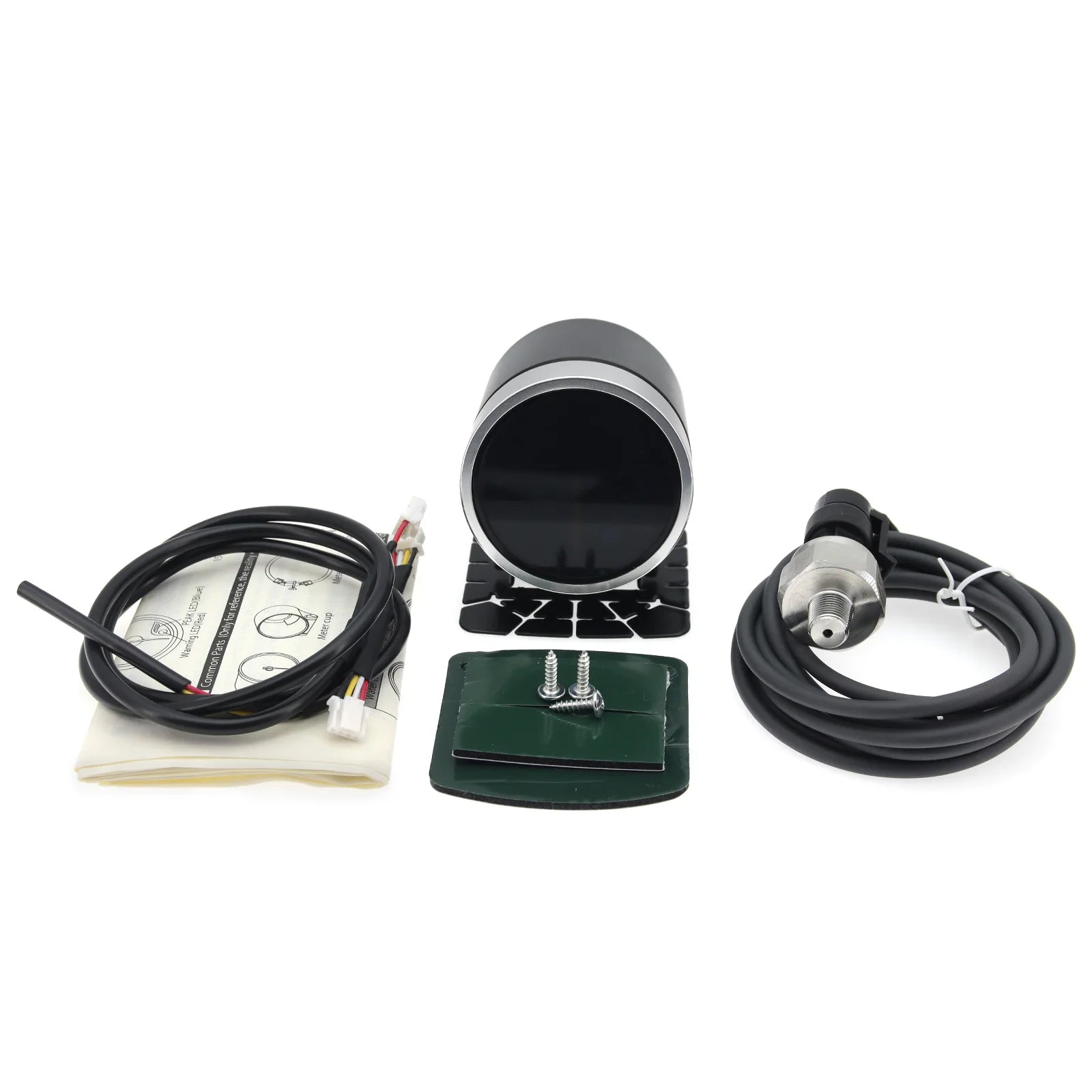 Universal 52mm 8 Color Car Gauge Set | 12V Racing Dash Meter Kit additional angle