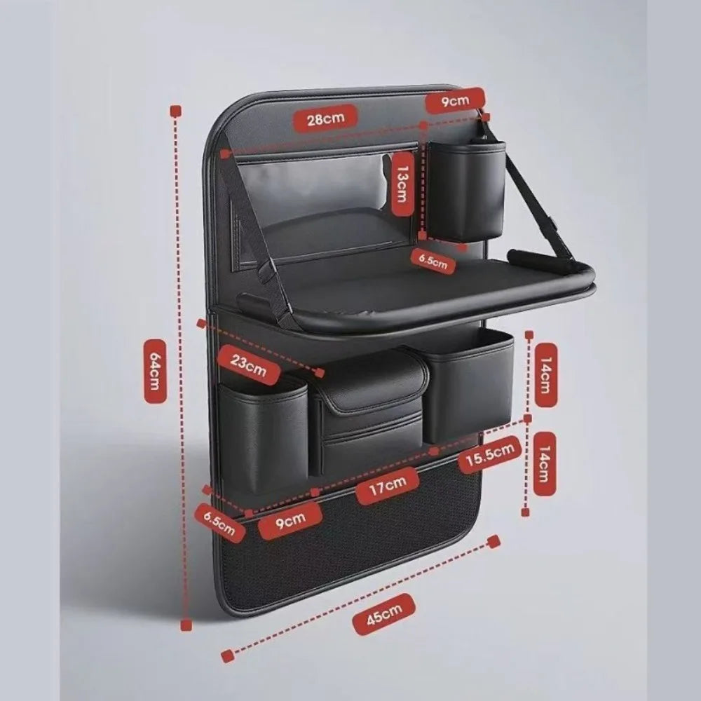 2026 Car Seat Back Organizer Tablet Holder Storage Bag, 1 Pack
