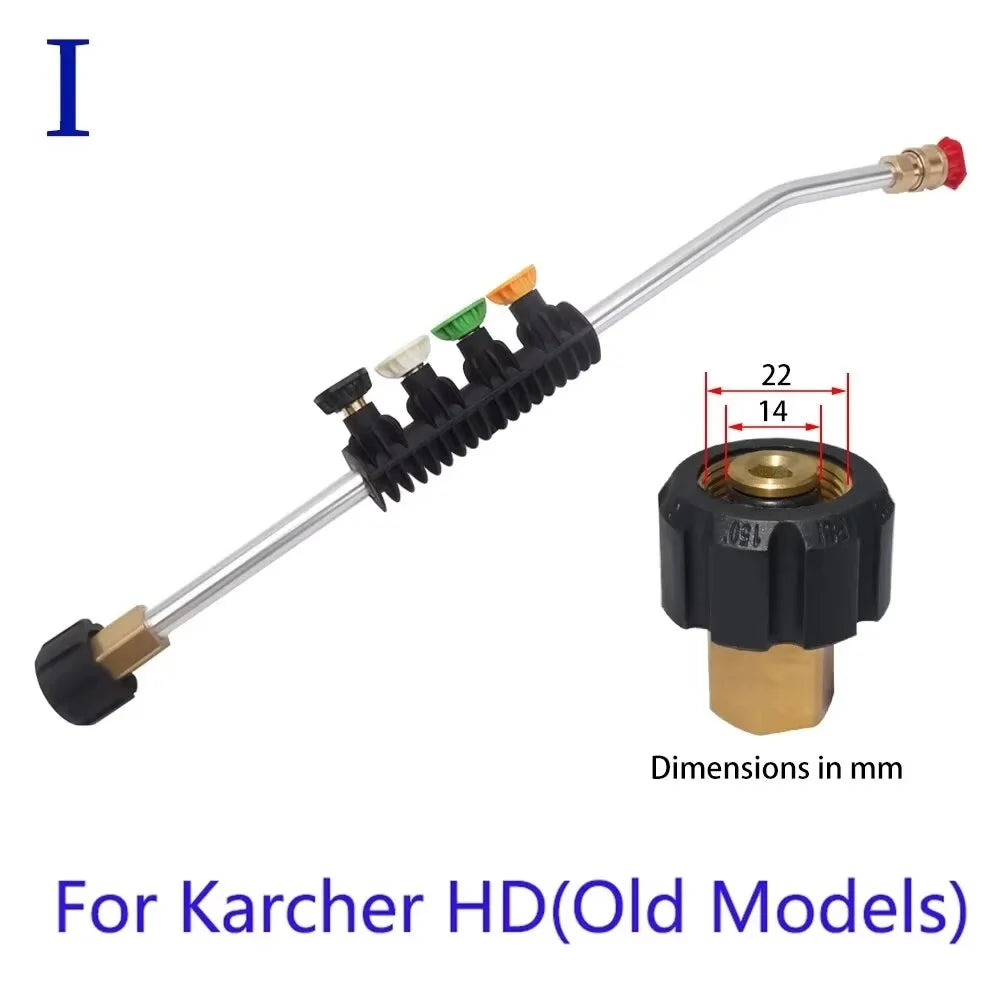 High Pressure Spray Gun Wand Tips | Car Cleaning Jet Washer Lance Nozzle lifestyle view