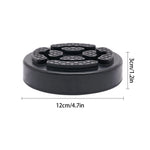 5pcs Round Rubber Arm Pads Lift Pad 120mm Rubber Jacking Pad Anti-Slipping For Auto Lift Car Truck Hoist Universal, 4-Post Lifts