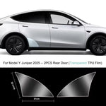 TPU Transparent Film for Tesla Model Y Juniper 2025 | Front Rear Door Car Body Protec lifestyle view