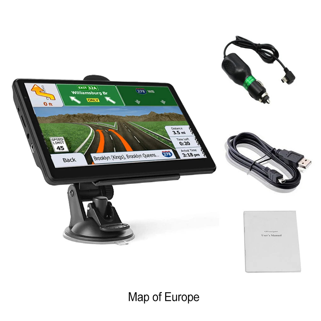 5inch Car GPS Navigation HD Touch Screen GPS Navigator Truck 3D Mode Sat Nav 8G+256M lifestyle view