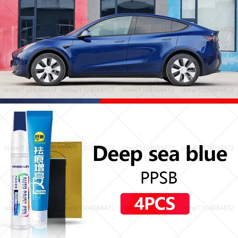 Car Paint Repair Pen for Tesla Model X Y S 3 | 4PCS Scratch Repair Accessories additional angle