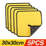Heavy Duty Microfiber Car Wash Towels | Absorbent Lint Free Cleaning Cloths alternate view