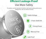 CR2032 3V Lithium Battery 210mAh Coin Cell for Watch, Calculator, Toy & Remote close-up view