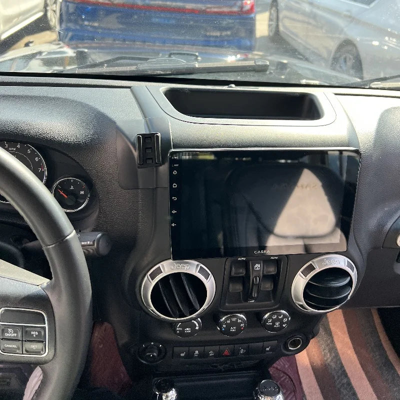 Car Phone Holder Special Fixed Bracket Base For Jeep Wrangler JK 2011 2012-2018 Wireless Charging 360° Rotation Car Accessories