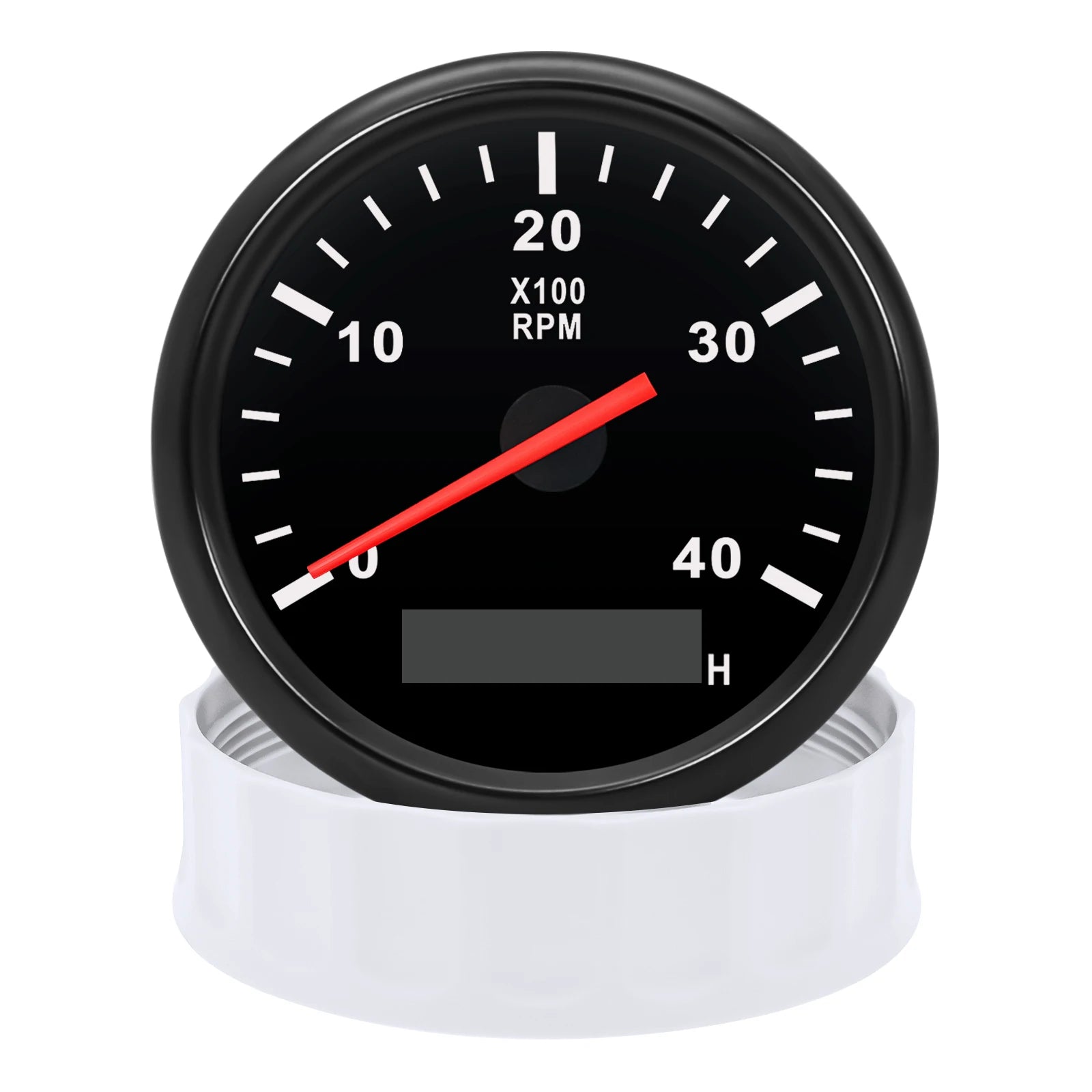 85mm Tachometer Gauge with Digital Hourmeter RPM Sensor | Universal for Car Boat close-up view