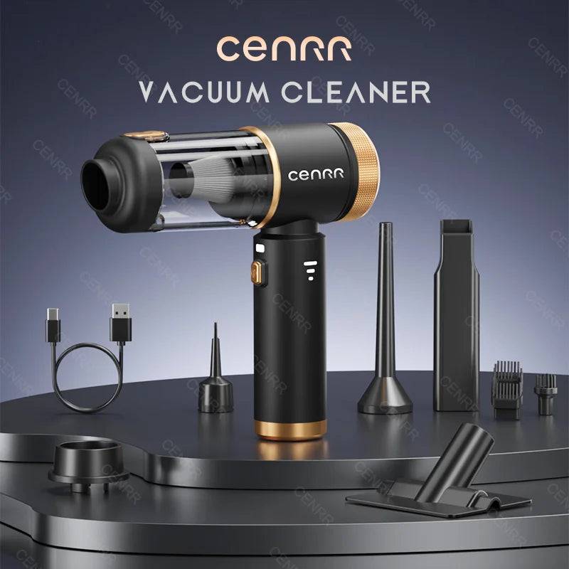 CENRR 998000PA Mini Cordless Car Vacuum Cleaner | Portable Handheld with Blower additional angle