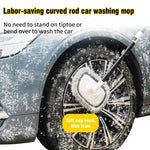 Car Wash Brush Mop Kit Cleaning Brush Chenille Microfiber Car Wash Brush Telescopic Long Handle Cleaning Mop Car Cleaning Tool