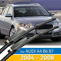 For Audi A4 (B7) S4 RS4 A6 (C5) S6 RS6 22"+22" 2004 - 2008 Wiper Blade Windshield Windscreen Window Wash LHD Auto Accessories