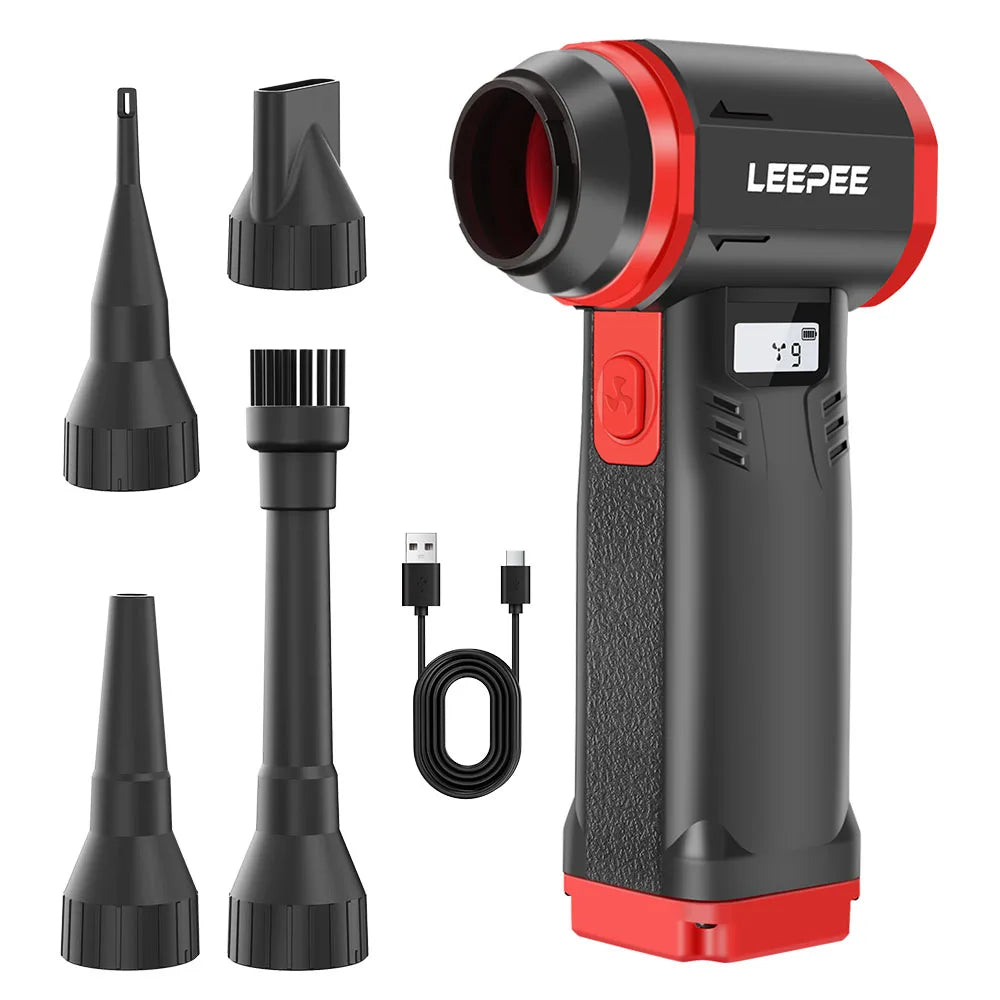 Blower Car Vacuum Cleaner Turbo Fan Violent Jet Fan Cleaning Blowing Tools Auto Dust C close-up view